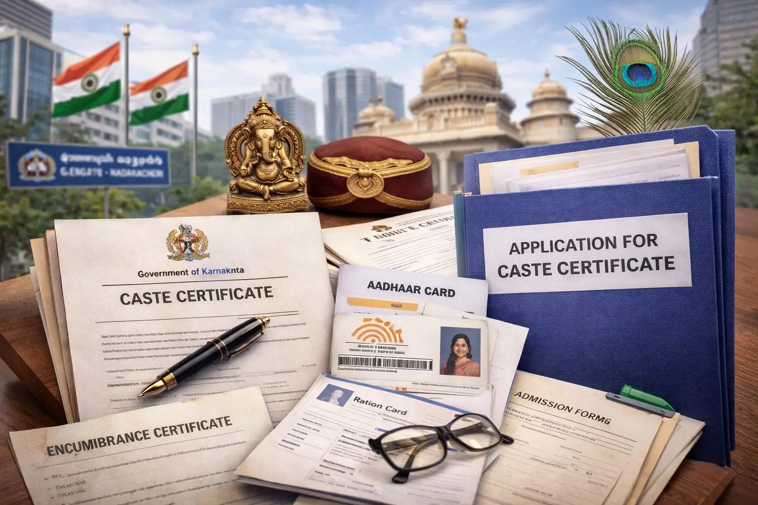 Featured image for "How to Get a Caste Certificate in Bangalore (2026): Process, Documents, Timeline and New Internal Reservation Rules"