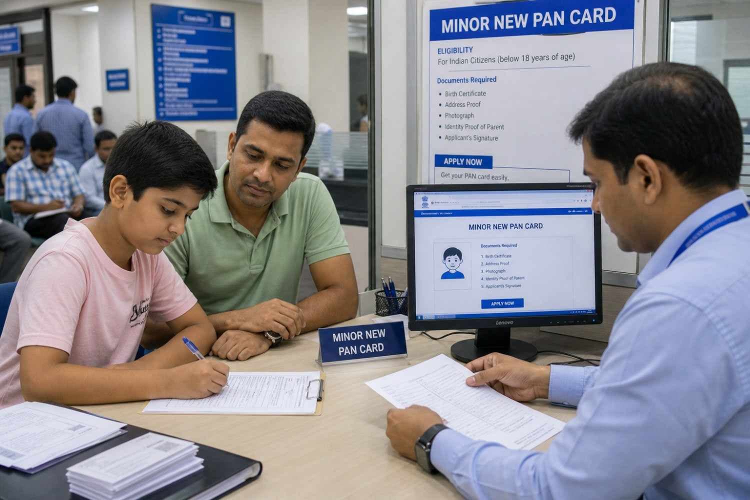 Minor New Pan Card