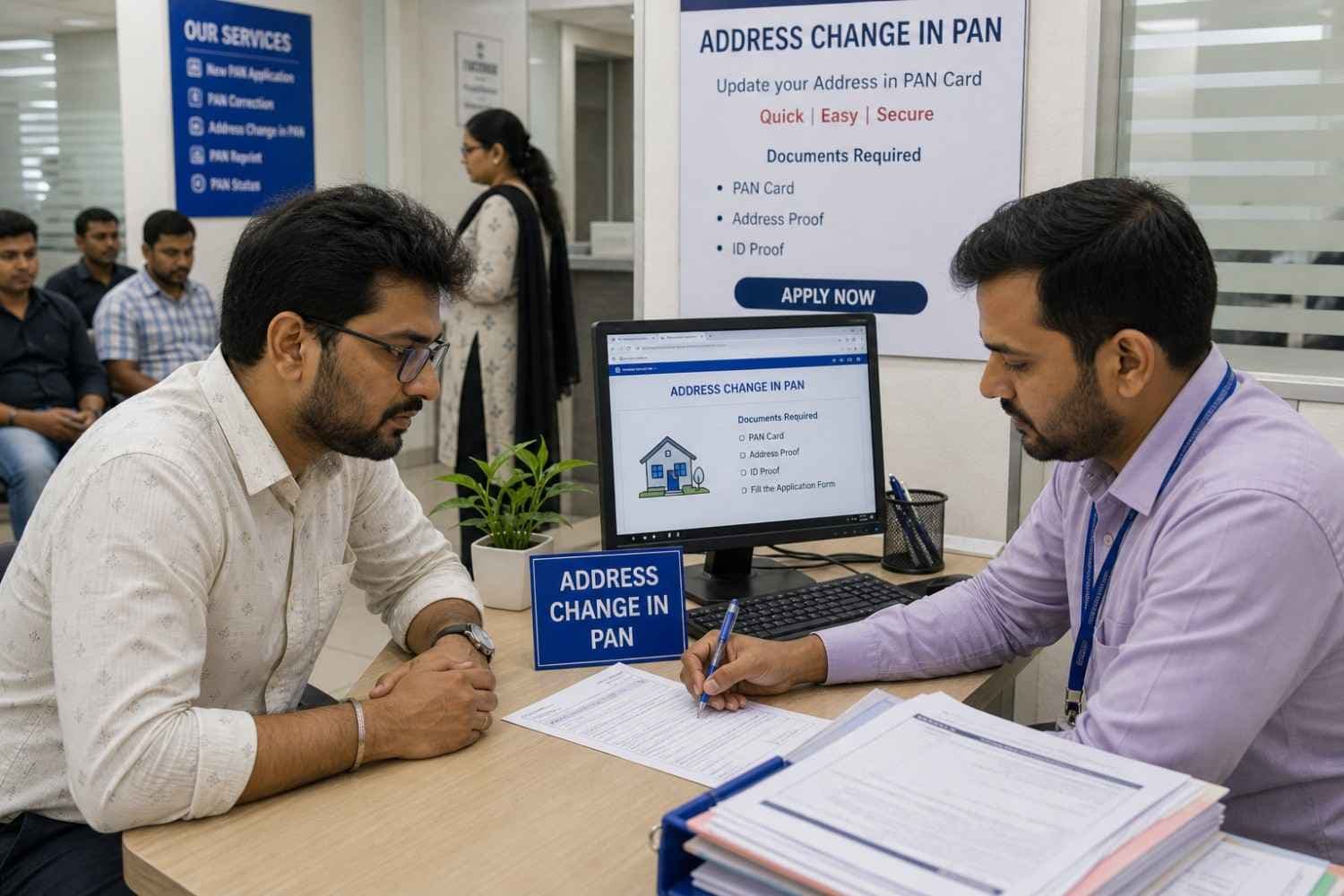 Address Change In PAN Card
