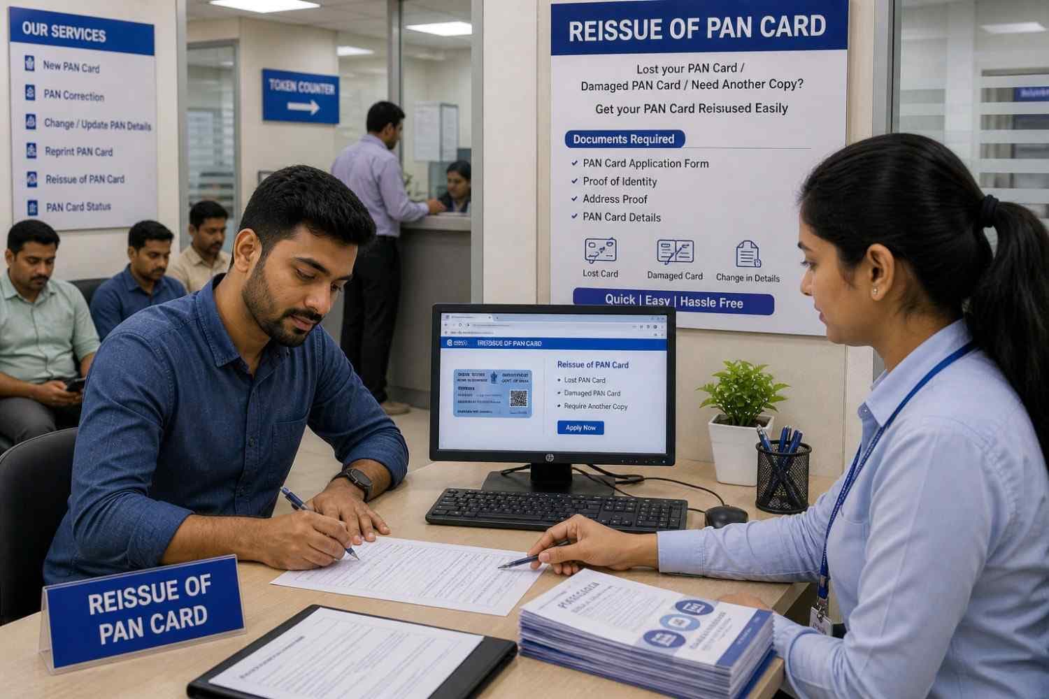 Reissue Of PAN Card