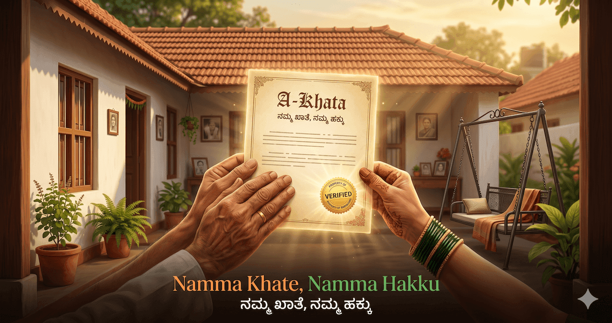 Karnataka Slashes B-Khata to A-Khata Conversion Fee to Just 2% - A 100-Day Golden Opportunity