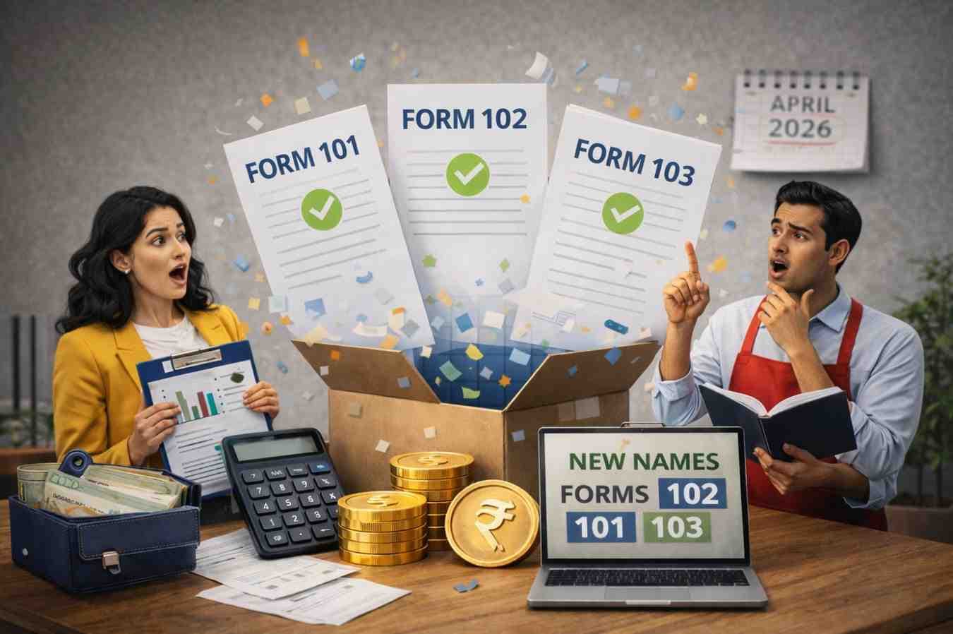 Income Tax Forms Are Getting New Names in 2026 What Businesses Professionals and Taxpayers Should Know