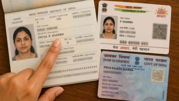 Featured image for "Name Mismatch on Your Passport, Aadhaar, and PAN: The Silent Visa Killer"