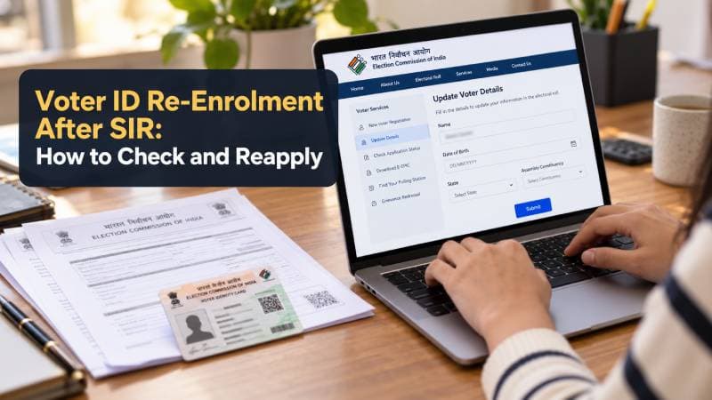 Featured image for "Voter ID Re-Enrolment After SIR: How to Check and Reapply"